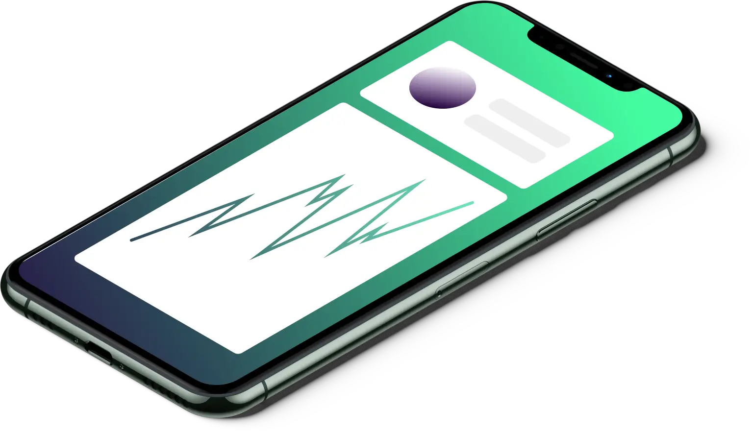 illustration of the workit app running on a phone